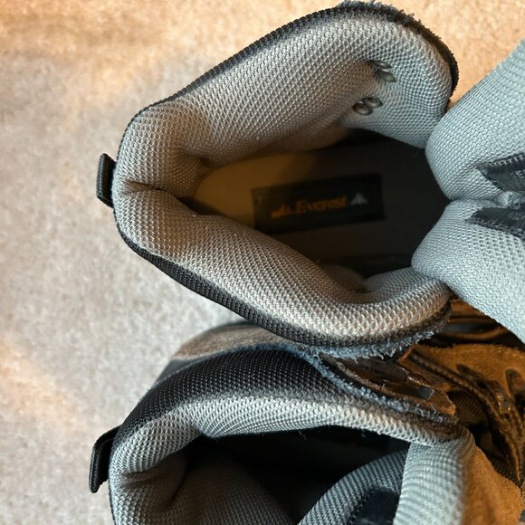 Mt Everest Sierra Suede Leather Hiking Boots Unisex W10 M8 Brown 4027935 - Picture 9 of 10